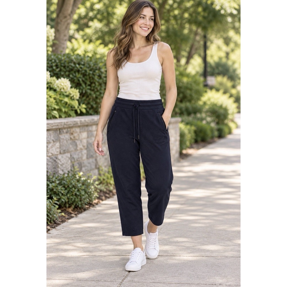 T By Talbots Womens Midnight Blue Pants Size  S / P Stretch Comfort Pockets